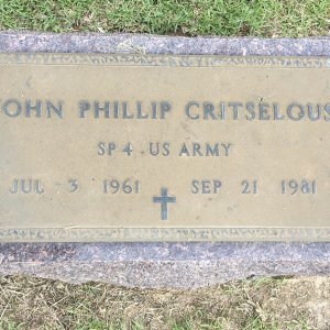 J. Critselous (Grave)