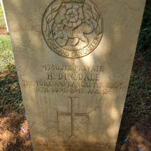 H. Dinsdale (Grave)